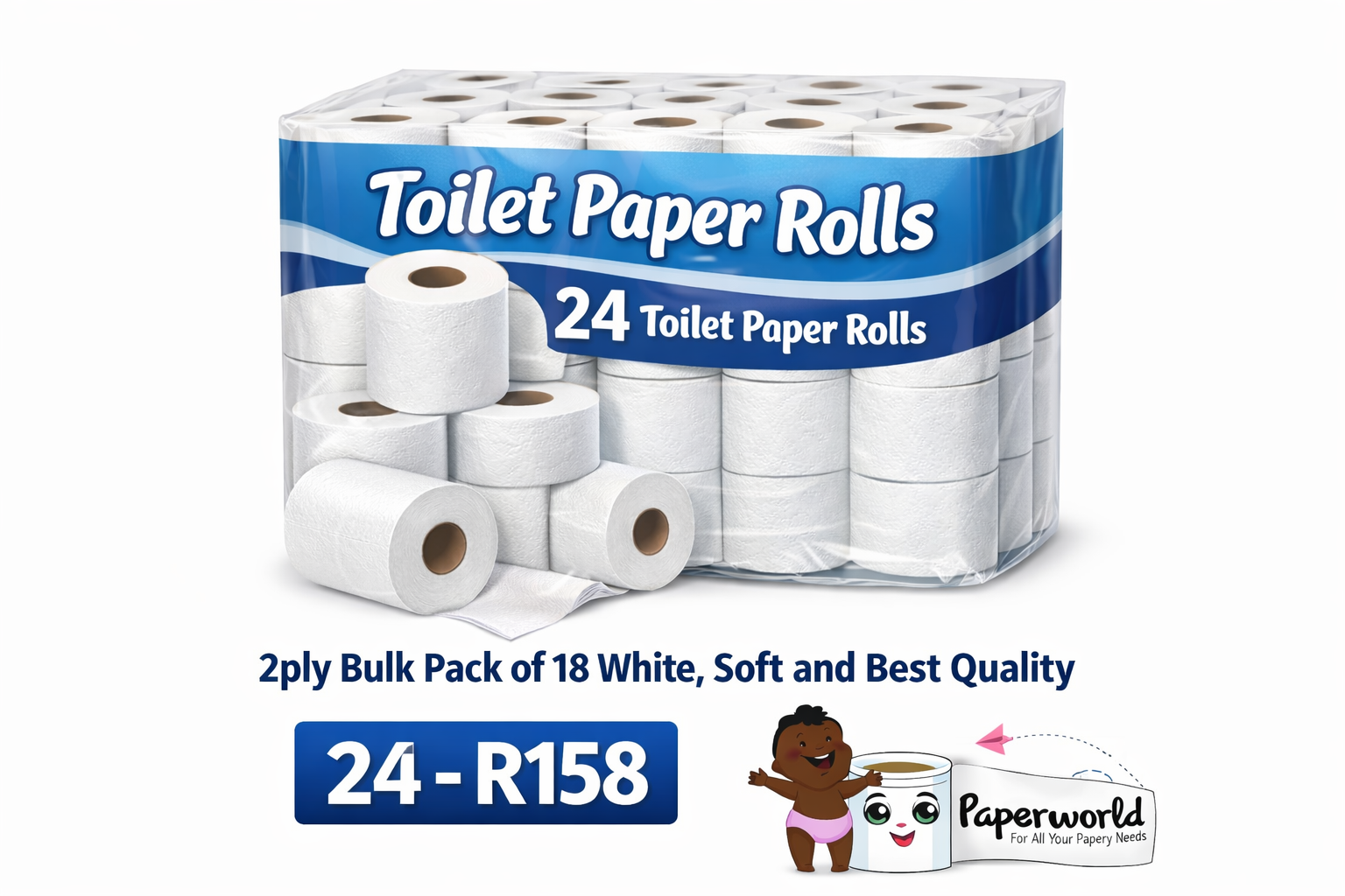 Toilet Paper Rolls 24 Pack